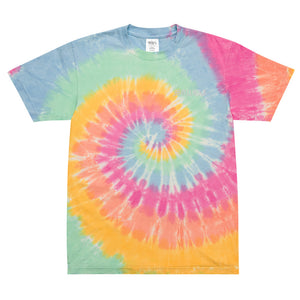 Oversized tie-dye Mousai t-shirt